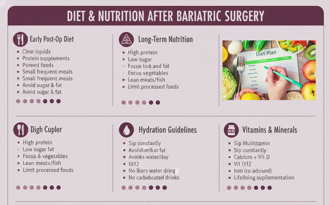 Diet & Nutrition After Bariatric Surgery